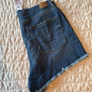 AE denim shorts
